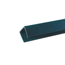Pack instalación horizontal 2 Celosías PVC 18 mm Verde con perfiles y unión