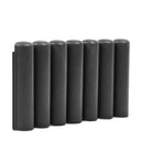 CONFEZIONE DA 5 BORDI CLICKBORDER LOP LOG 40X20CM ANTRACITE