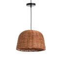 LAMPADA A SOSPENSIONE IN RATTAN NATURALE SONORO 31X20 CM
