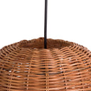 LAMPADA A SOSPENSIONE IN RATTAN NATURALE SONORO 31X20 CM