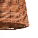 LAMPADA A SOSPENSIONE IN RATTAN NATURALE SONORO 31X20 CM