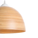 LAMPADA A SOSPENSIONE IN BAMBÙ NATURALE HOANG 30X18 CM