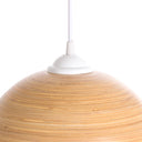 LAMPADA A SOSPENSIONE IN BAMBÙ NATURALE HOANG 30X18 CM
