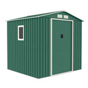 Casetta in metallo verde Minorca con porta alta, 2,13x2,05x1,91 m, Nortene