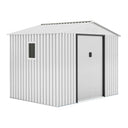 Capannone in metallo bianco Mallorca, porta alta, 2,78x2,11x1,94 m, nord
