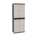 4-SHELF BLACK WARDROBE 70X41X176 CM 