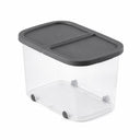 Caja multiusos ruedas 59x39x38 cm 60l antracita
