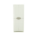 Armario de almacenamiento resistente de 4 estantes metálicos - 70x45x184 cm, ideal para organizar herramientas, productos de limpieza y objetos pesados.