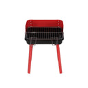 Griglia per barbecue rossa 35x28x44 cm