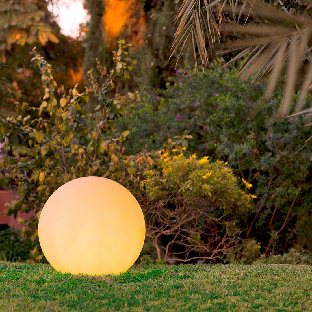 LAMPADA SFERA A LED CON BATTERIA BULY Ø40X35 CM