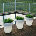 MACETERO REDONDO LUZ LED CON CABLE MAGNOLIA 60 Ø57X57 CM