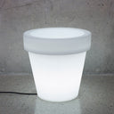 MACETERO REDONDO LUZ LED CON CABLE MAGNOLIA 60 Ø57X57 CM
