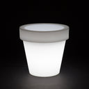 MACETERO REDONDO LUZ LED CON CABLE MAGNOLIA 90 Ø90X86 CM