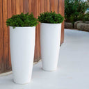 MACETERO CILINDRICO BAMBU 90 Ø40X90 CM BLANCO