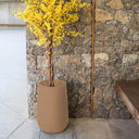 VASO MINIMALISTA CAMELLIA ALTO Ø39X59 CM TORTORA