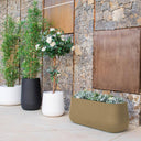 VASO MINIMALISTA CAMELLIA GRANDE 40X98X39 CM TORTORA
