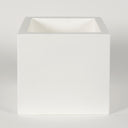 MACETERO CUADRADO NARCISO 35 35X35X32 CM BLANCO