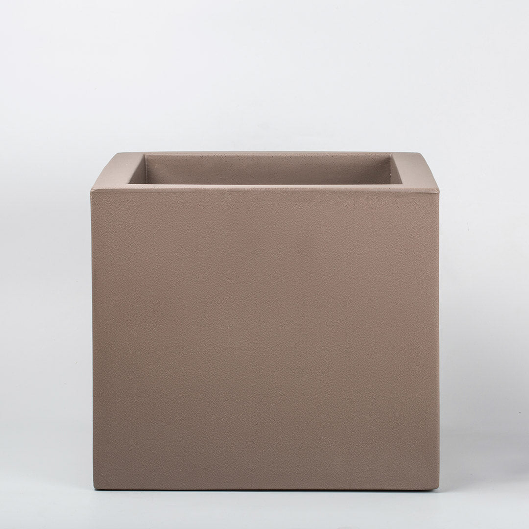 MACETERO CUADRADO NARCISO 50 49X49X45 CM TOPO