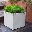 MACETERO CUADRADO NARCISO 60 59X59X52 CM BLANCO