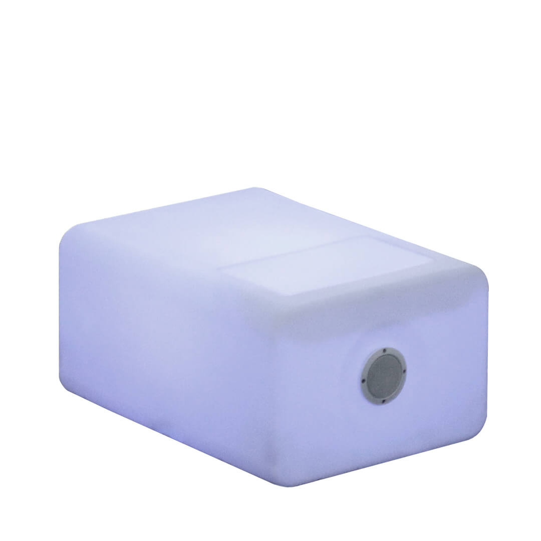 TAVOLO PORTABOTTIGLIE RETTANGOLARE CON ALTOPARLANTI TAB 30 45X59X30 CM