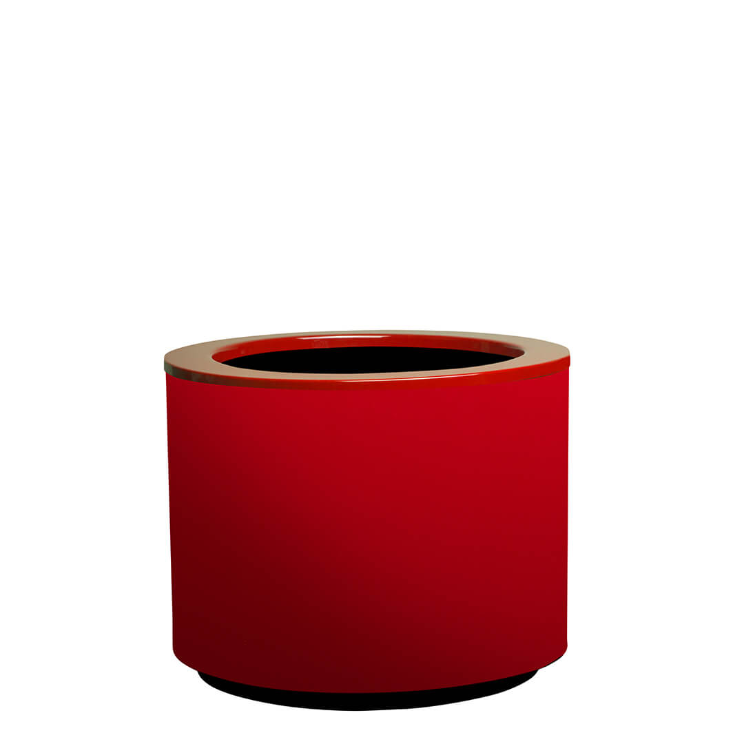MACETA CON SISTEMA DE AUTORIEGO STEEL PLUS Ø60X50 CM