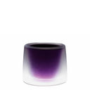 MACETA REDONDA CON SISTEMA AUTORIEGO ICE LIGHT BLANCO