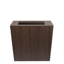 VASO QUADRATO CON SISTEMA AUTOIRRIGANTE Ø60X60X46 CM NATURA ROVERE SCURO