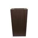 VASO ALTO CON SISTEMA AUTOIRRIGANTE Ø44X44X80 CM NATURA ROVERE SCURO