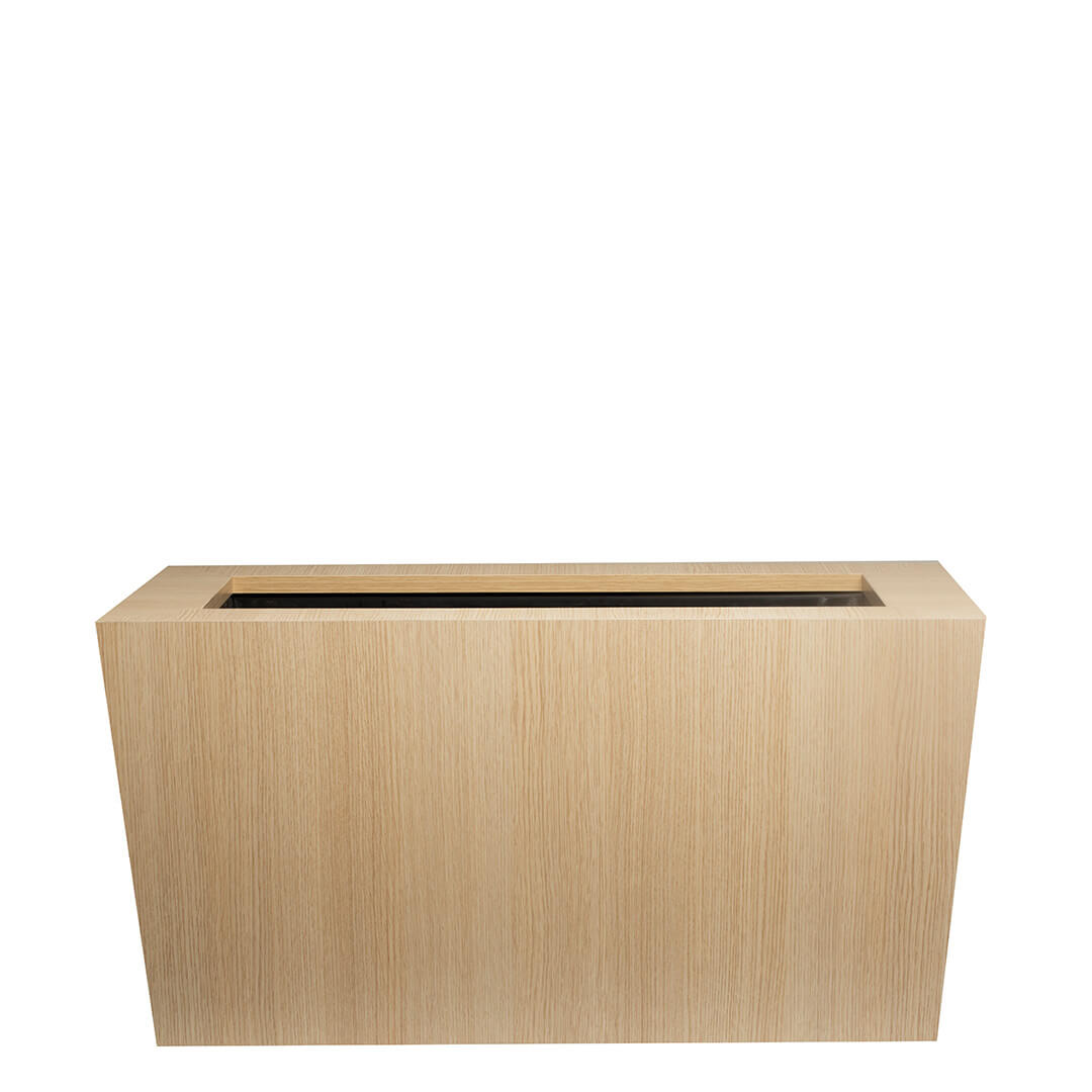 VASO RETTANGOLARE CON SISTEMA AUTOIRRIGANTE Ø86X47X46 CM ROVERE NATURA