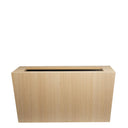 VASO RETTANGOLARE CON SISTEMA AUTOIRRIGANTE Ø86X47X46 CM ROVERE NATURA
