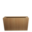 VASO RETTANGOLARE CON SISTEMA AUTOIRRIGANTE Ø86X47X46 CM ROVERE NATURA