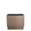 VASO QUADRATO CON SISTEMA AUTOIRRIGANTE BASIC BIANCO Ø50X50X40 CM