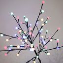 ARBOL DE NAVIDAD 80 LUCES LED MULTICOLOR OULU 1 M 