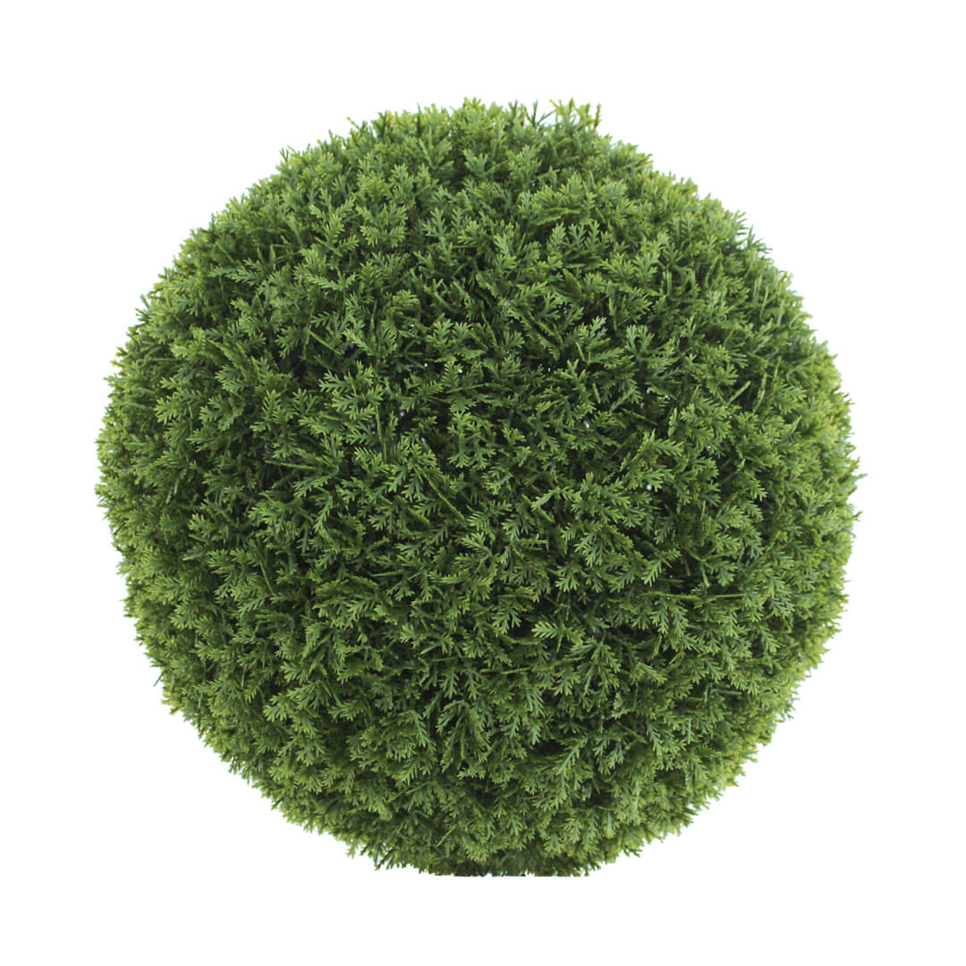 Sphère décorative en cyprès commun, diamètre 38 cm