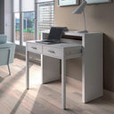 TABLE DE BUREAU EXTENSIBLE 98X87X36 CM BLANC ARTIK