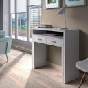 TABLE DE BUREAU EXTENSIBLE 98X87X36 CM BLANC ARTIK