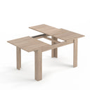 TABLE DE SALLE À MANGER EXTENSIBLE 90X140-190 CM CHÊNE CANADIEN