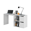 Bureau multipositions à 2 portes, 120 x 74 x 77 cm, blanc, Artik