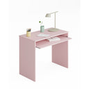 MESA ESCRITORIO CON BANDEJA 90x79x54CM ROSA