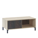TAVOLINO URBAN PLUS 100X40X50 CM ROVERE CANADESE/OSSIDO