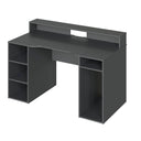 Bureau d'ordinateur de jeu 88 x 136 x 67 cm anthracite