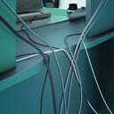 SCRIVANIA PER COMPUTER DA GAMING 88X136X67 CM ANTRACITE