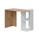 Bureau réversible Kenya 78x100x52 cm chêne blanc artik