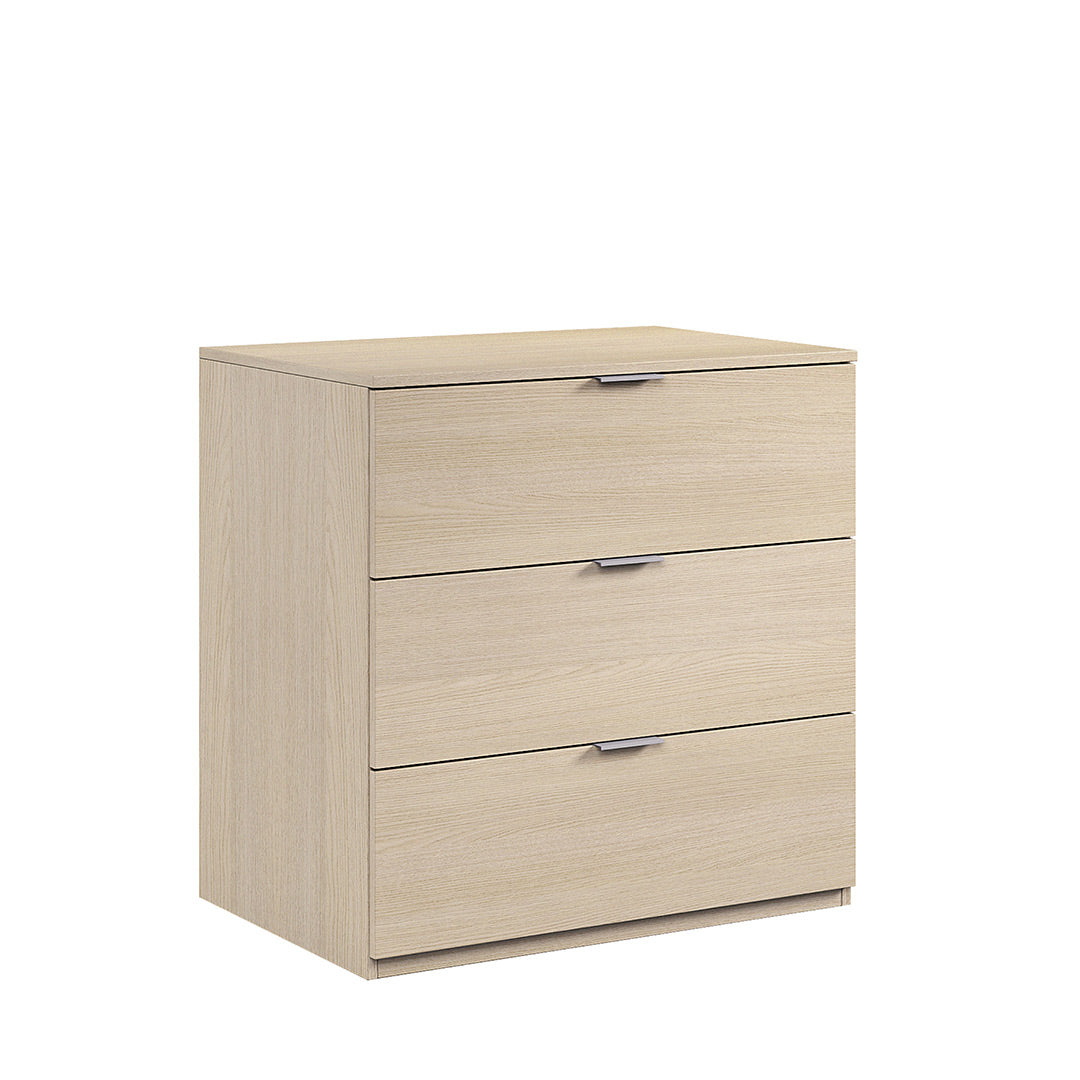 MESITA NOCHE 2 CAJONES 77X80X38 CM ROBLE