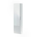 Scarpiera da terra con specchio 50x180x22cm bianco Artik