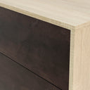 Buffet Urban Plus 154 x 74 x 41 cm, chêne canadien/oxyde