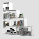 ESTANTERIA 145X145X29 CM BLANCO BRILLO