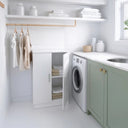 Mobiletto basso multiuso 59x80x37 cm bianco