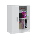 Mobiletto basso multiuso 59x80x37 cm bianco