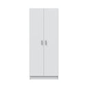 armadio portascope con 2 ante, 73x180x37 cm, bianco